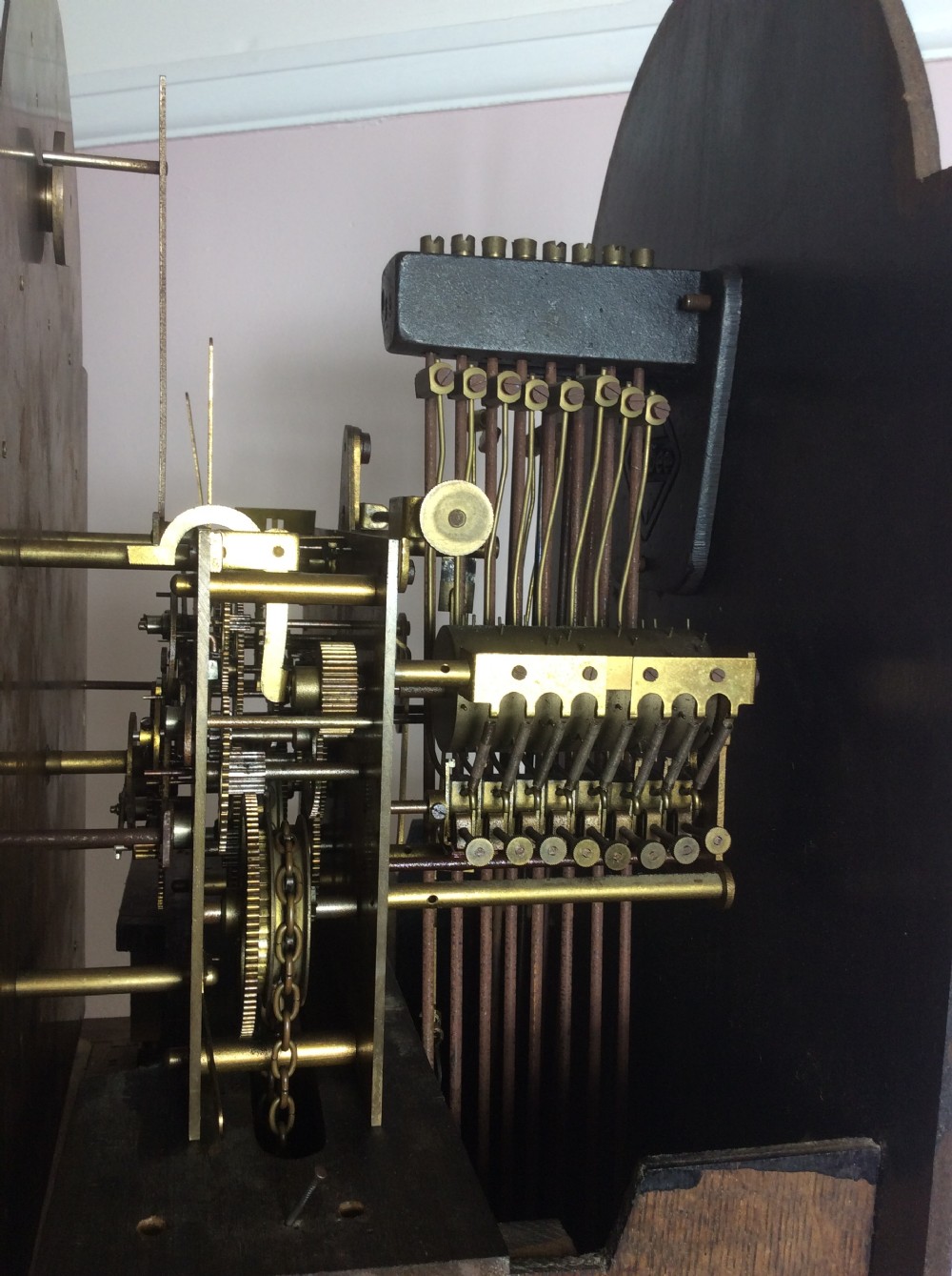 Triple Weight Triple Tune Musical Grandmother/Grandfather Longcase Clock View II