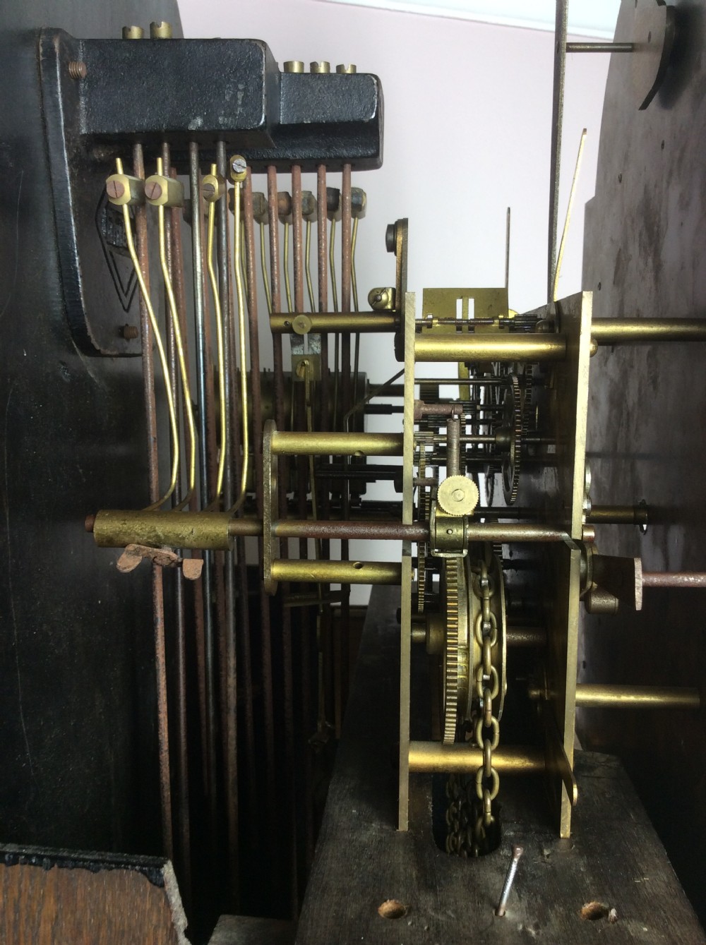 Triple Weight Triple Tune Musical Grandmother/Grandfather Longcase Clock View III