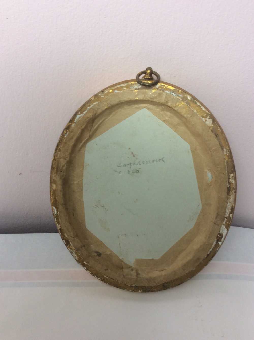 Frame & Glazed Original Miniature Portrait Watercolour  View III