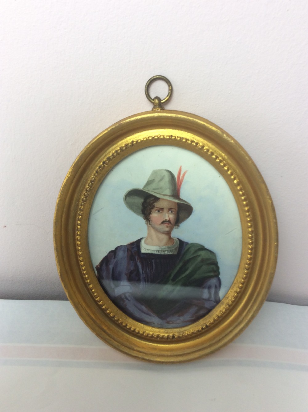 Frame & Glazed Original Miniature Portrait Watercolour  View IV