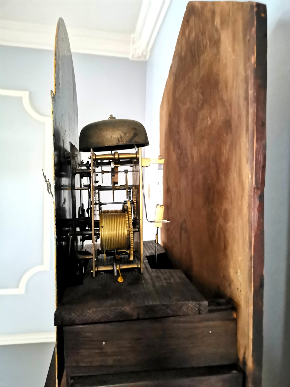 William Bullock of Bath Mahogany 18th/19th Century Grandfather Longcase Clock View IV