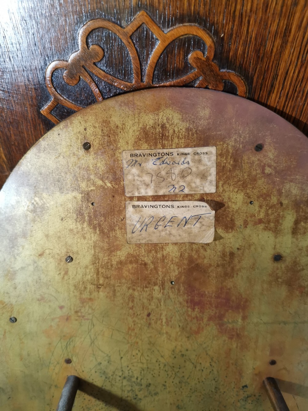 Bravingtons Ltd 1920/30 Mellow Sounding Westminster Musical 1/4 Chiming Triple Weight Glass Fronted Oak Cased Grandfather Longcase Clock View VI