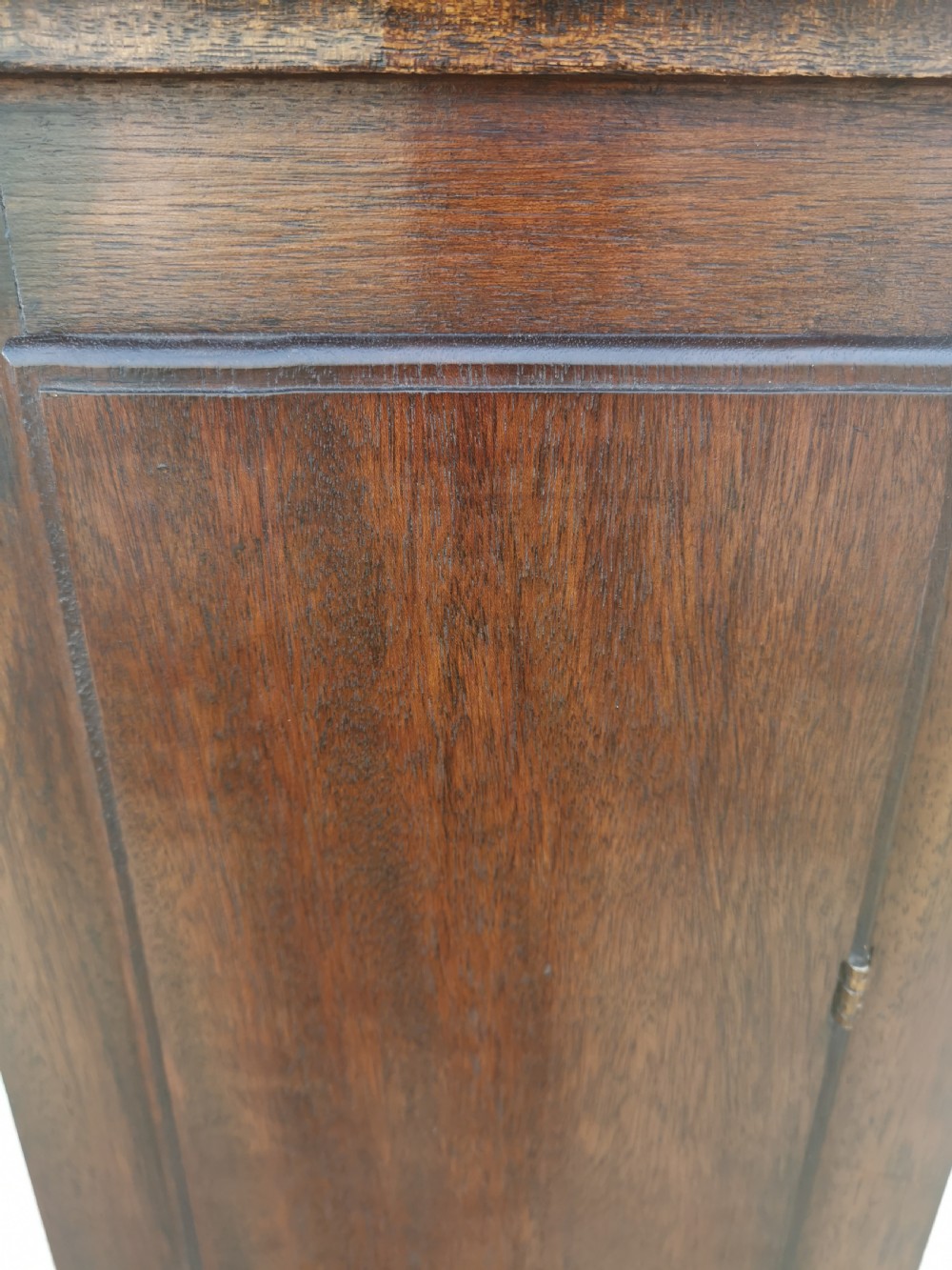 Antique 8 Day Striking Clock Mahogany Small 6ft 5.5in High Grandfather Longcase Clock.  View III