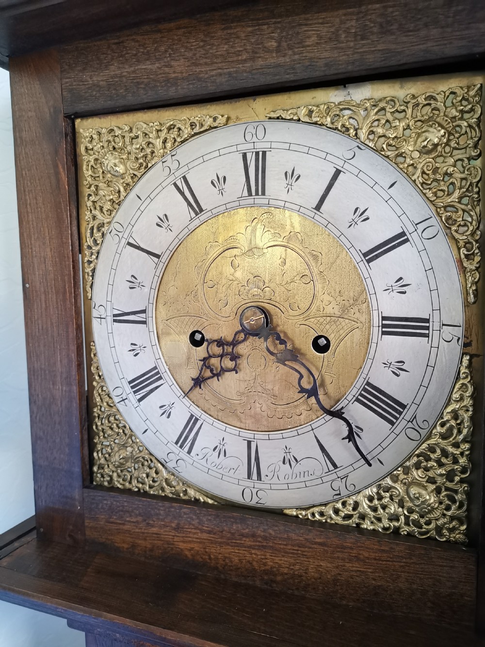 Antique 8 Day Striking Clock Mahogany Small 6ft 5.5in High Grandfather Longcase Clock.  View VIII