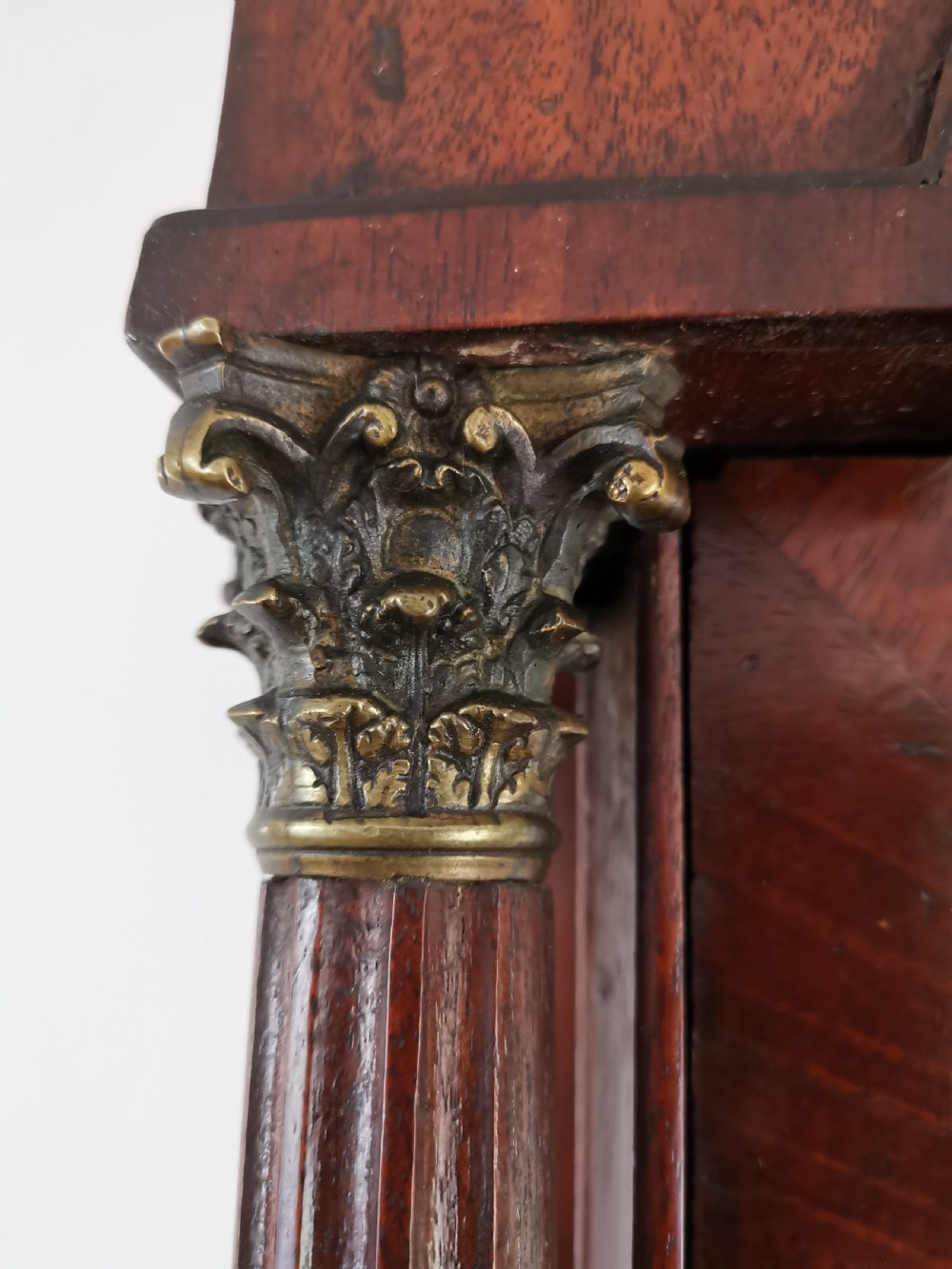 Early 19th C. Georgian Mahogany 8 Day Bell Striking English Grandfather Longcase Clock with Painted Dial. John Hancock of Yeovil Somerset. Noted by Brian Loomes.  View V