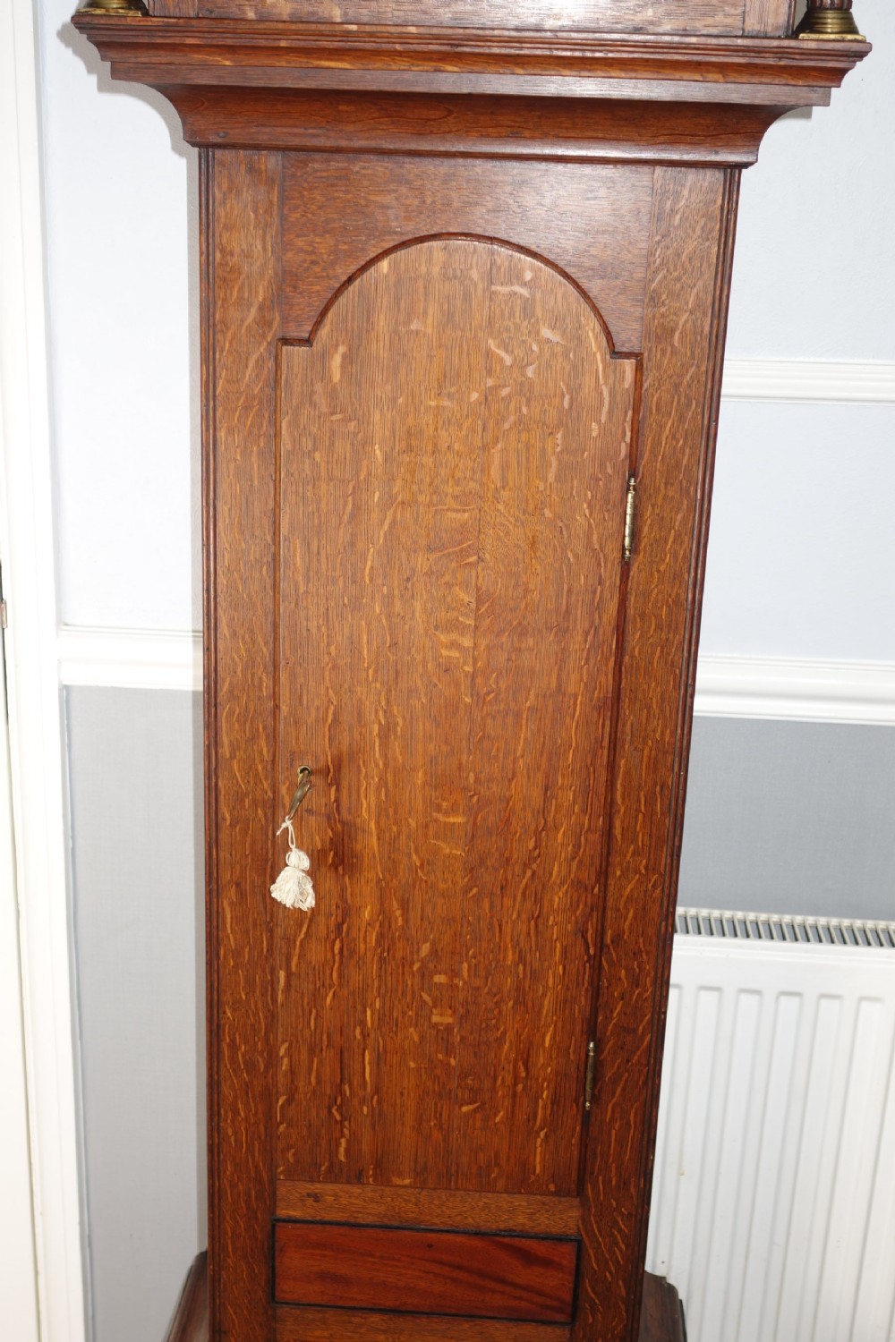Late 18th C8 Day  George III Mid Georgian John Cook of Whitchurch  Hants Grandfather Longcase Clock View VI