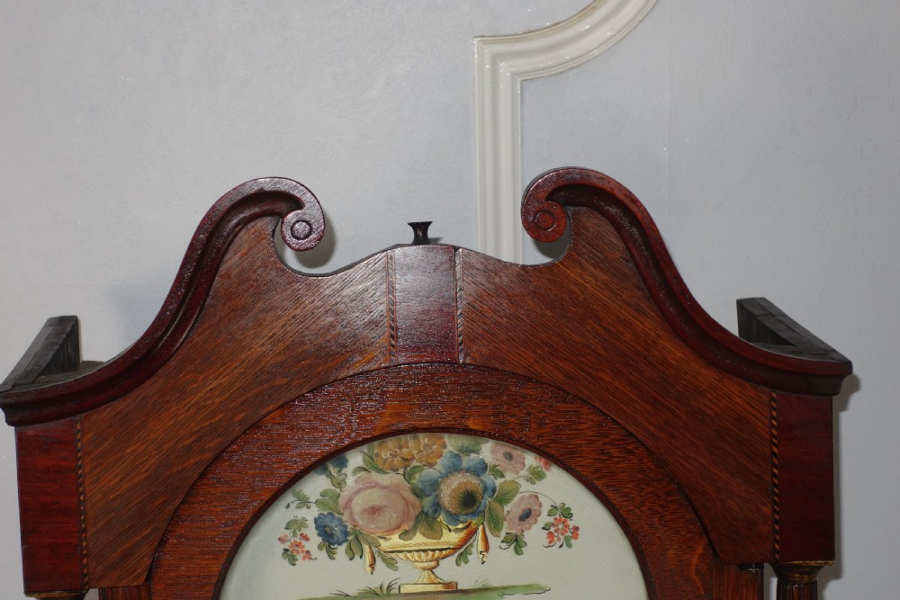 Late 18th C8 Day  George III Mid Georgian John Cook of Whitchurch  Hants Grandfather Longcase Clock View VIII