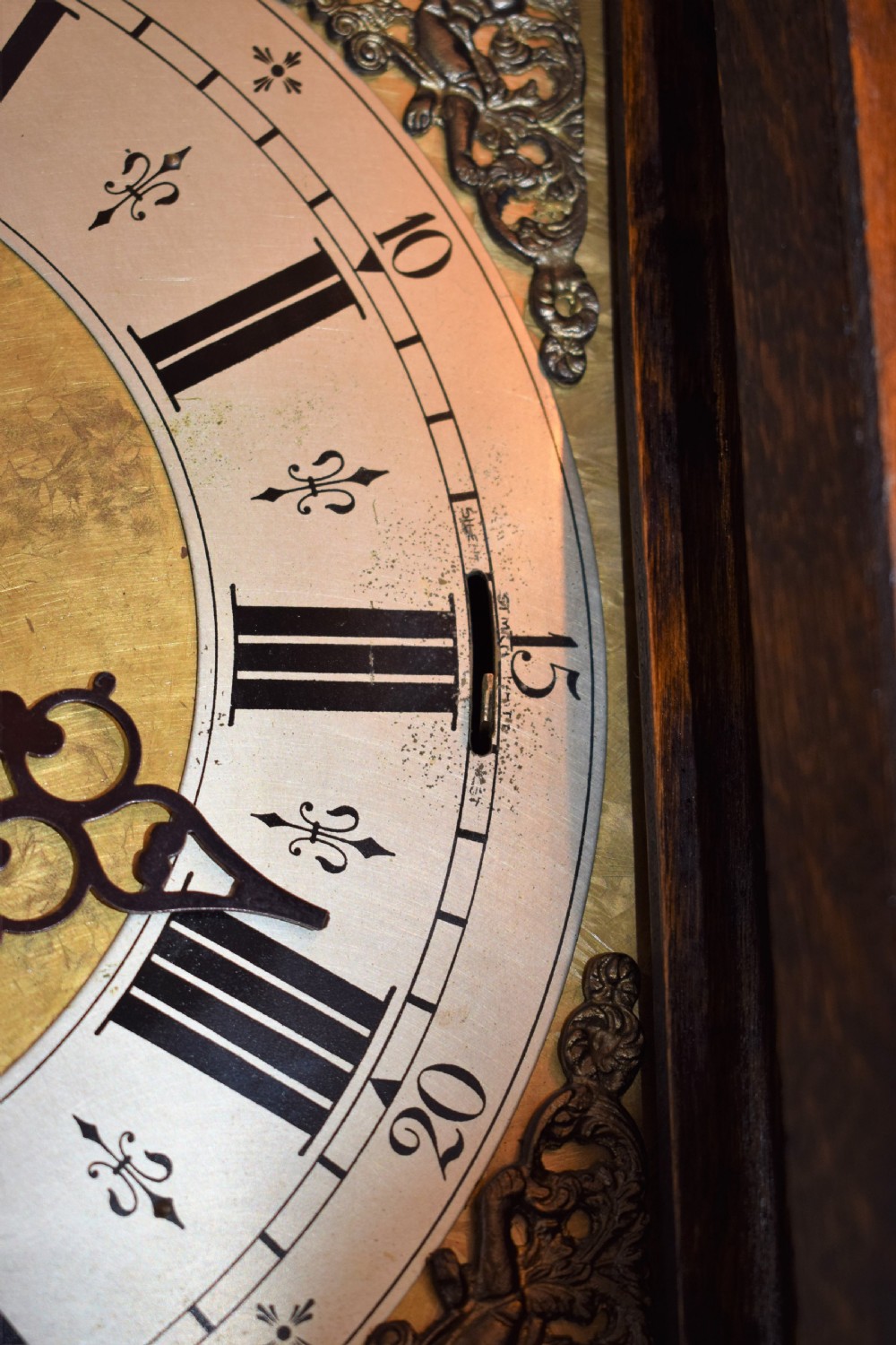 Triple Weight Triple Tune & Silence Glass Fronted Musical Chiming Grandmother or Grandfather Oak Longcase Clock View VIII