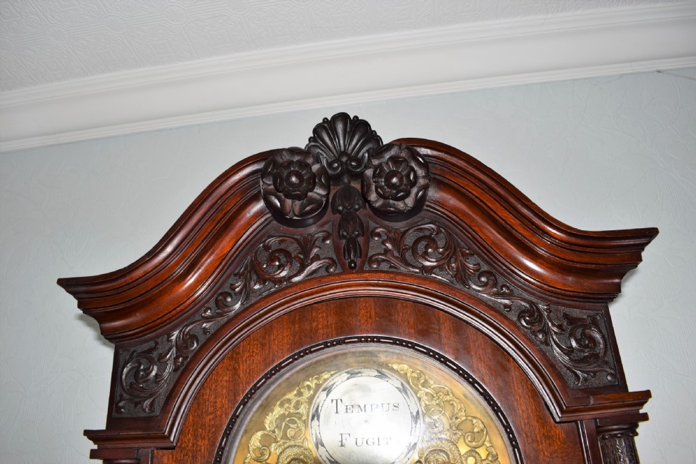 Winterhalder Deadbeat Regulator with Maintaining Power Triple Weight Westminster Chiming Musical Grandfather 8 Day Longcase Clock View XII