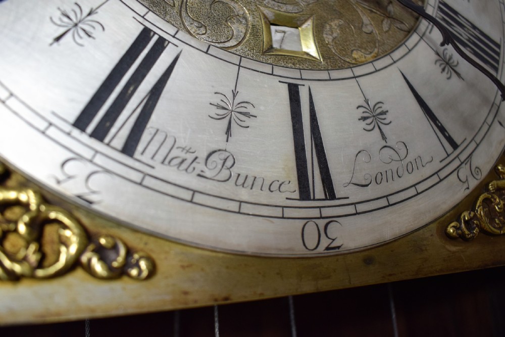 Late 17th c Circa 1690-99 Oak Grandfather Longcase Clock - Matt Bunce of London View VIII