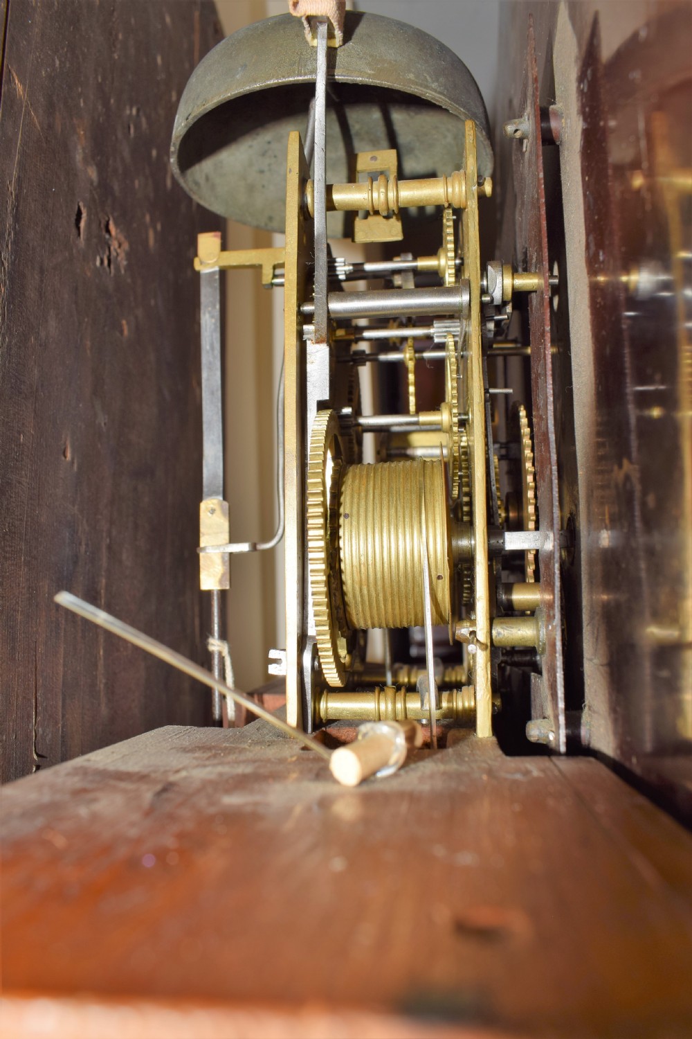 19th Century Mahogany & Oak Grandfather Longcase Clock Gadsby of Leicester  View IV