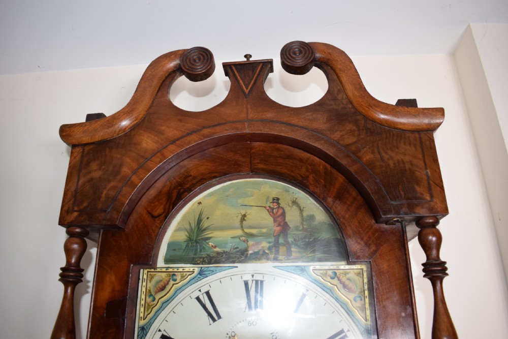 19th Century Mahogany & Oak Grandfather Longcase Clock Gadsby of Leicester  View VIII