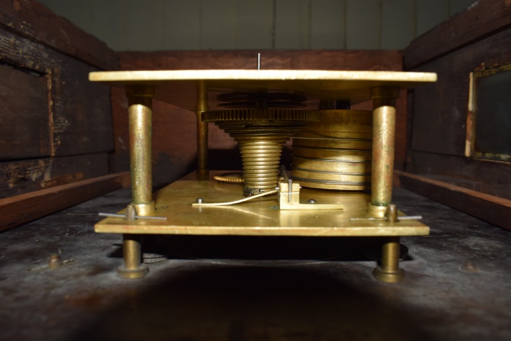 Geo Borrett of Stowmarket Mid 18th C. Oak Grandfather Longcase Clock with 8 Day Fusee Movement View XI
