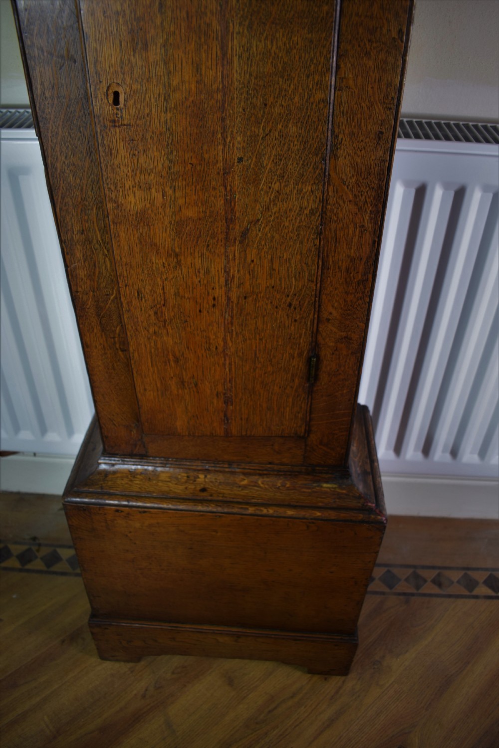 Oak J. Gibson of London CC 1669 - Late 17th C. Oak Grandfather Longcase Clock View XIX