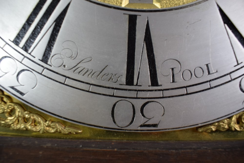 Early Georgian C. 1730 Oak Grandfather Longcase Clock 