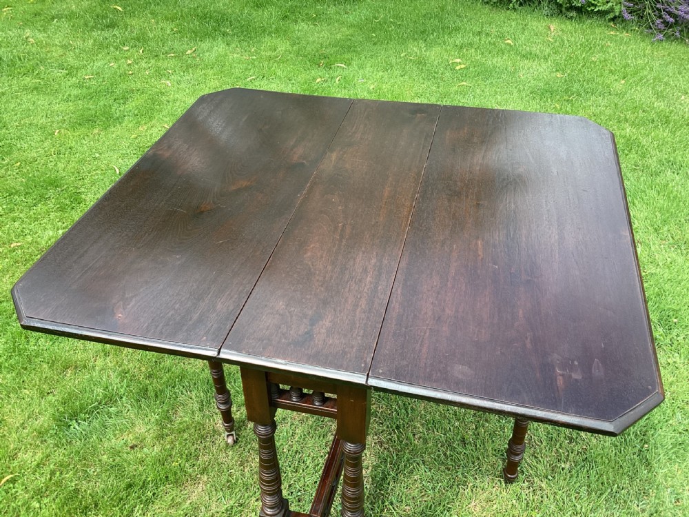 Victorian mahogany Sutherland Table View VI