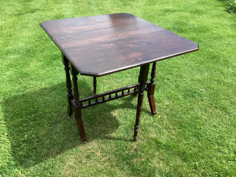Victorian mahogany Sutherland Table View IX