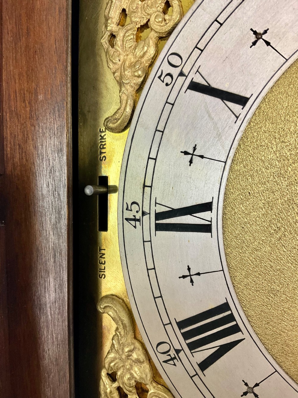 Small (70in) Musical Quarter Chiming Grandfather or Grandmother Oak Longcase Clock View X