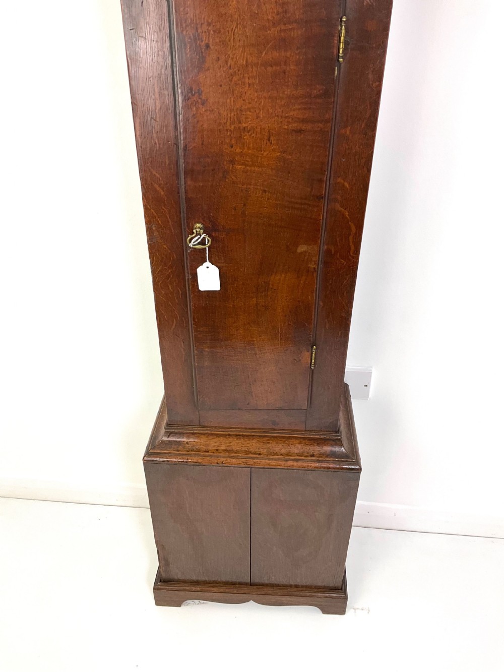 William Nelson Steele Aston (Oxon) Georgian Oak Grandfather Longcase Clock View VII