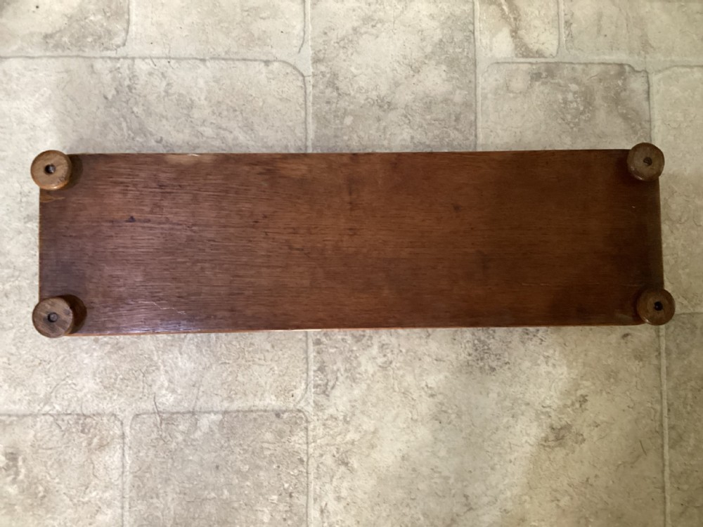 Oak book rest with folding book ends View VIII