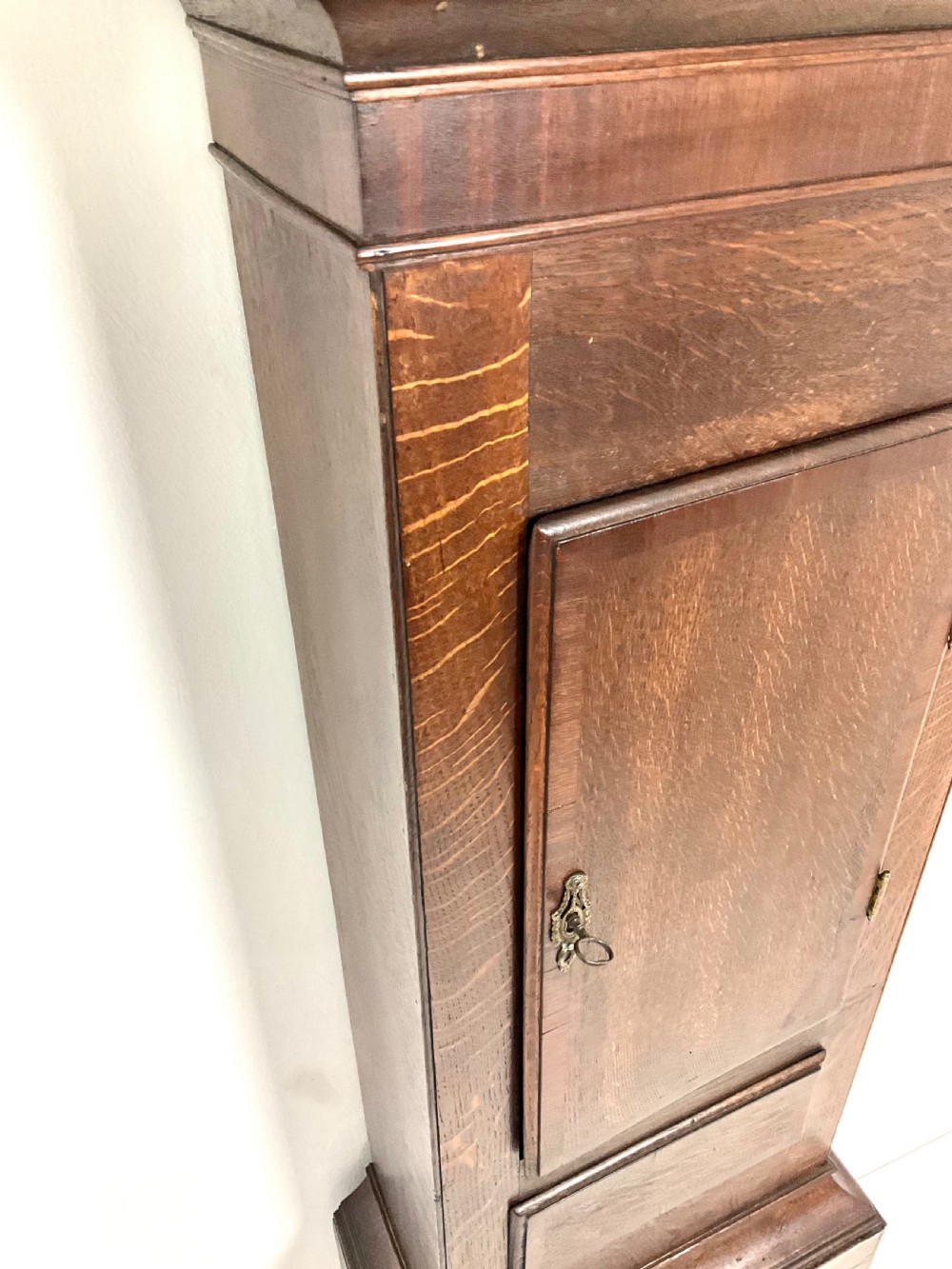 19thC Oak Grandfather 30 Hour Longcase Clock in Good Working Order View II