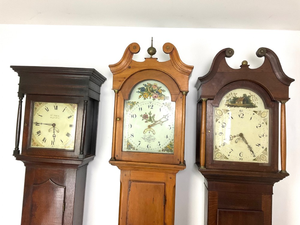 Regency Period Box of Launceston Grandfather Longcase Clock View V