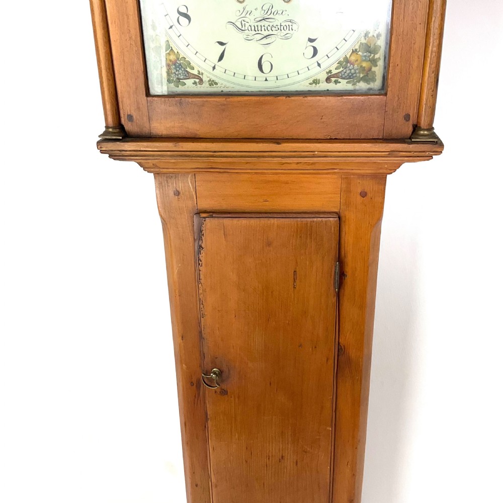 Regency Period Box of Launceston Grandfather Longcase Clock View X