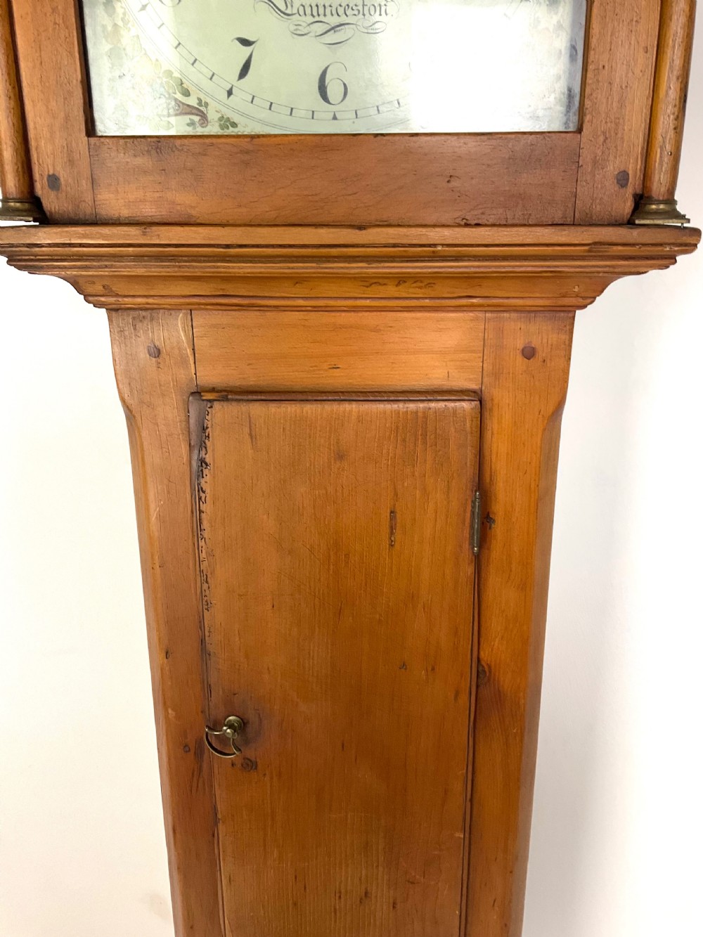 Regency Period Box of Launceston Grandfather Longcase Clock View XII