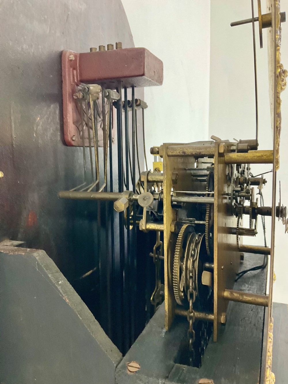 DEEP MELLOW MUSICAL QUARTER CHIMING GRANDFATHER LONGCASE CLOCK  View X