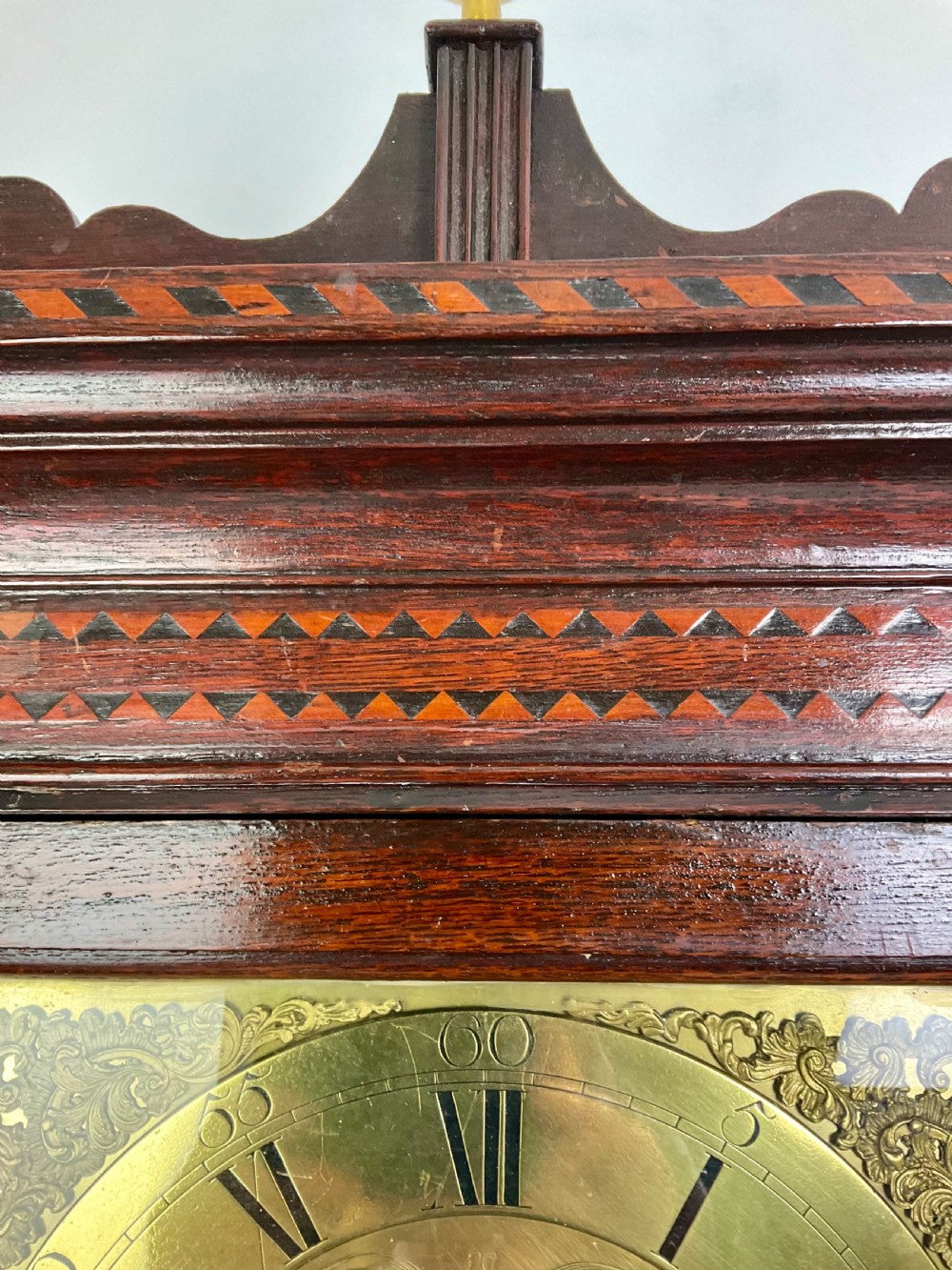 J Marr Retford Georgian Oak Grandfather Longcase Clock View VIII