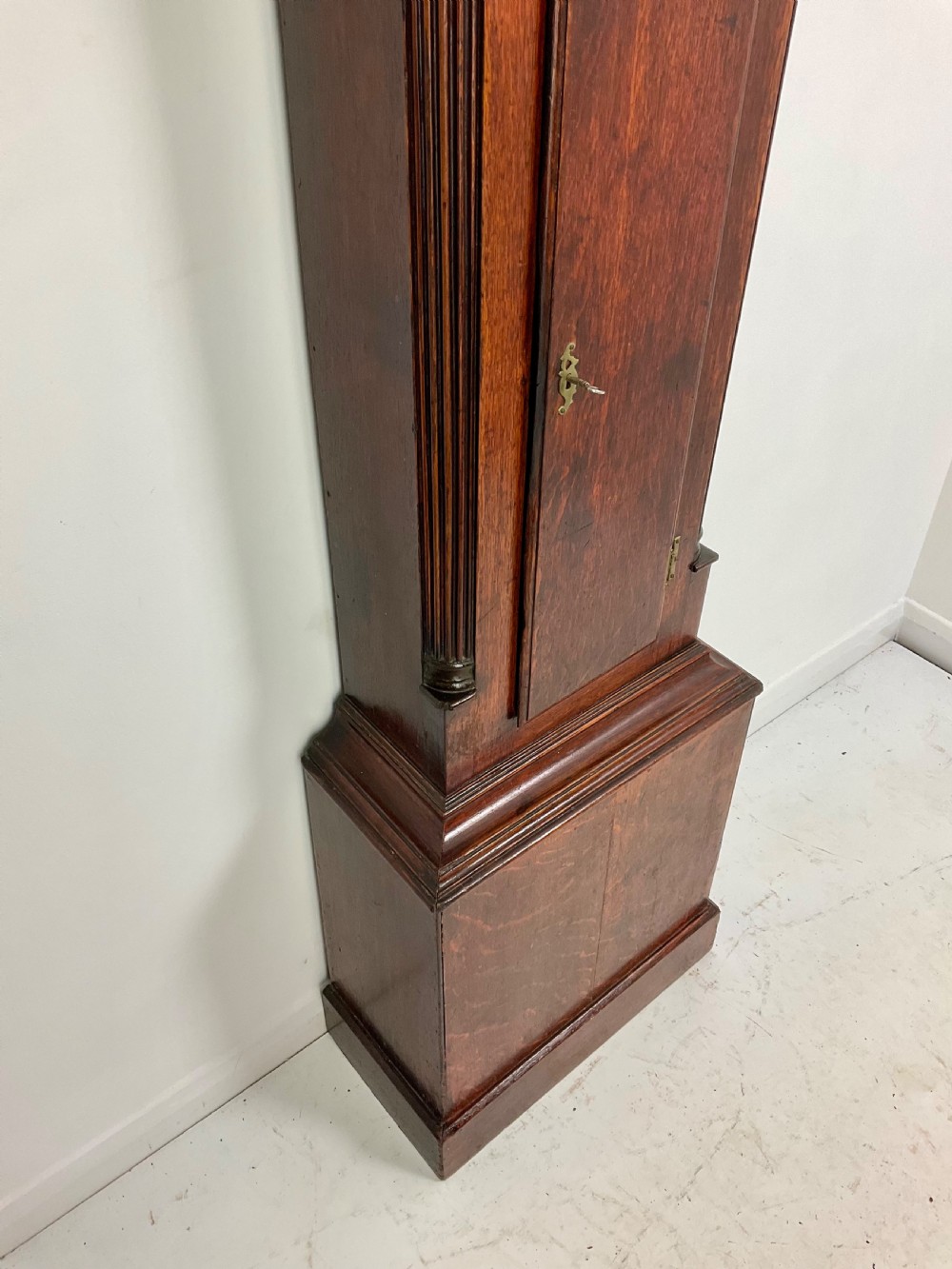 J Marr Retford Georgian Oak Grandfather Longcase Clock View XII