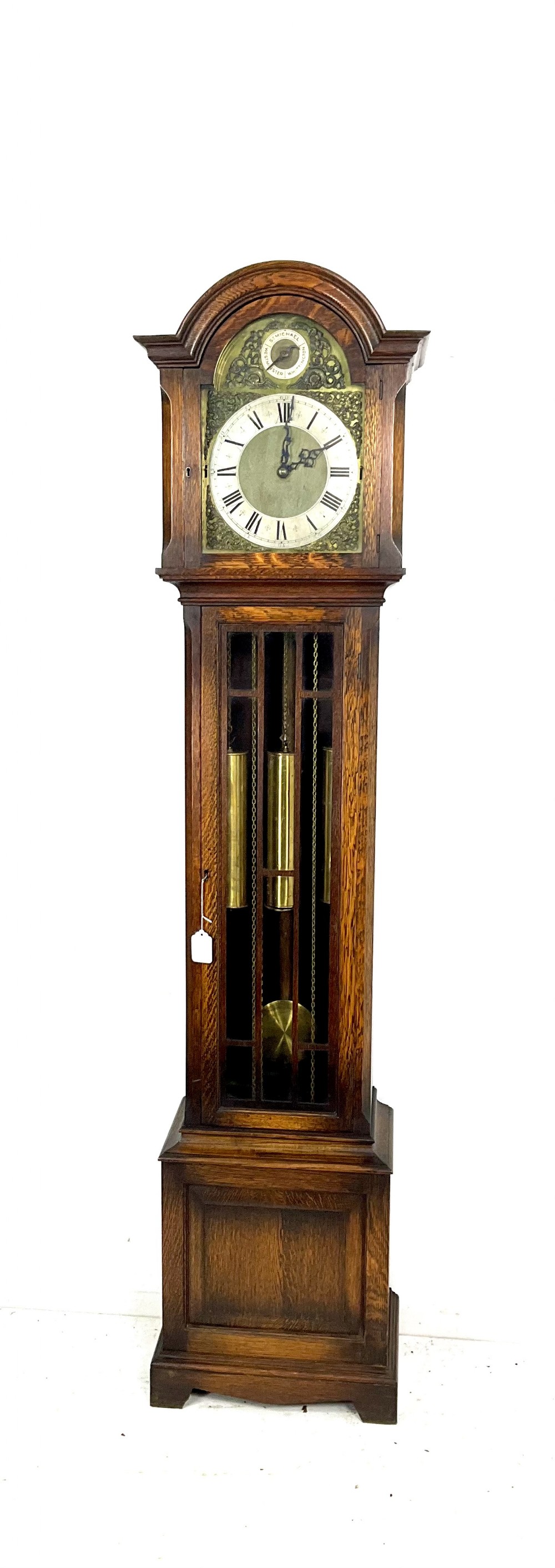 74in Triple Tune Musical Chiming Grandfather Longcase Clock