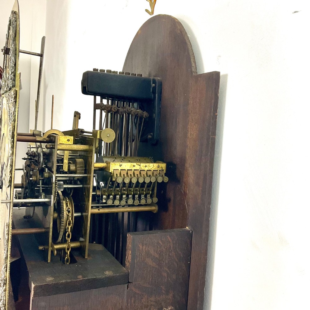 74in Triple Tune Musical Chiming Grandfather Longcase Clock View IX