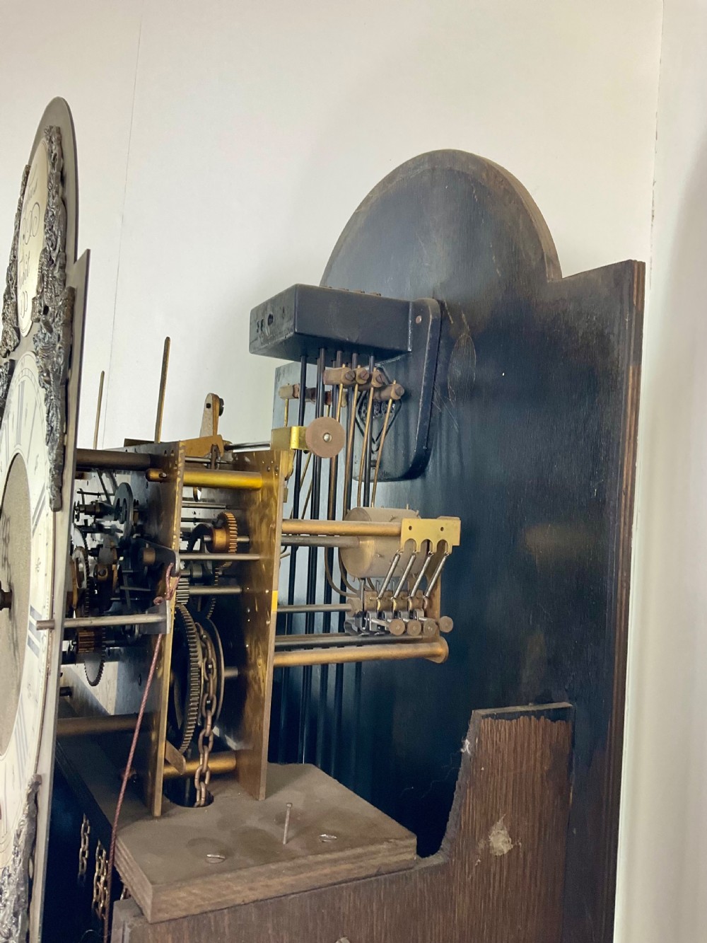 Quarter Chiming Musical Small Grandfather Longcase Clock View IX