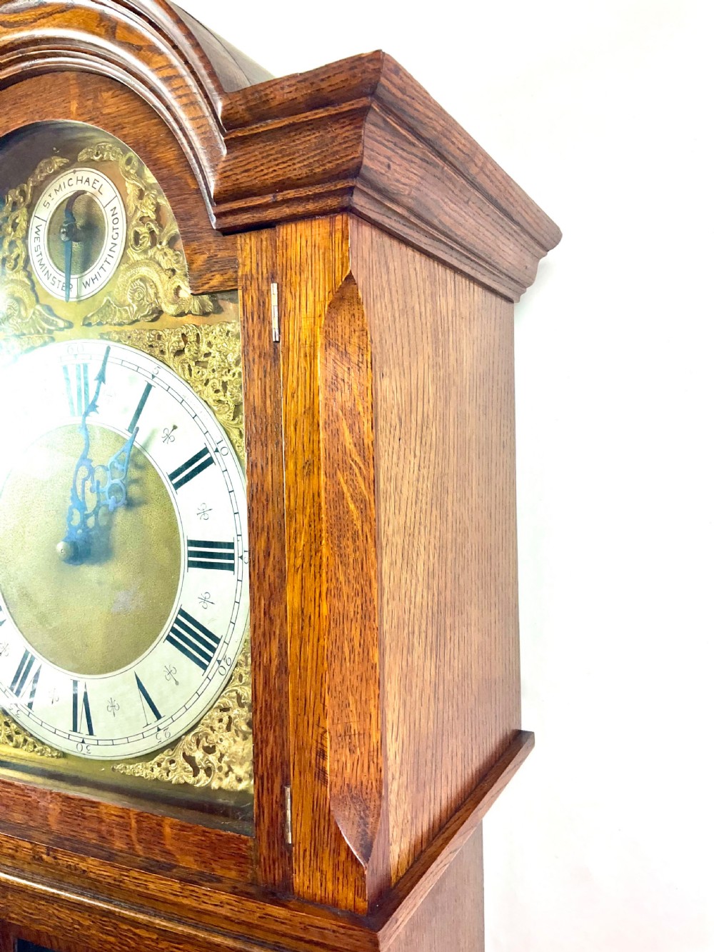 Small Musical 8 Day Grandmother Grandfather Longcase Clock View II