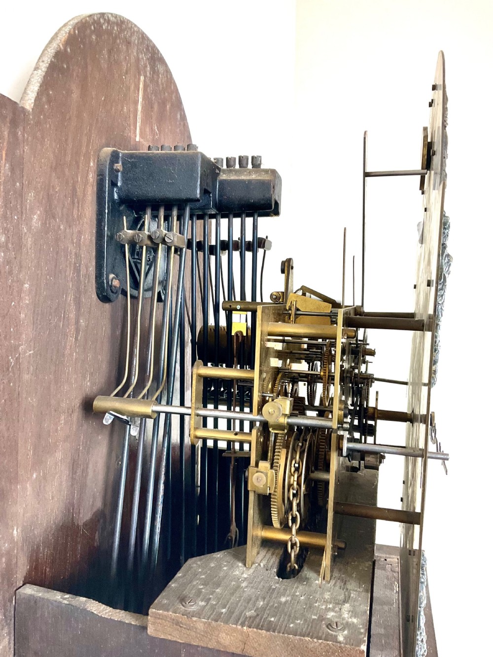 Quarter Chiming Triple Musical Grandmother Longcase Clock  View V
