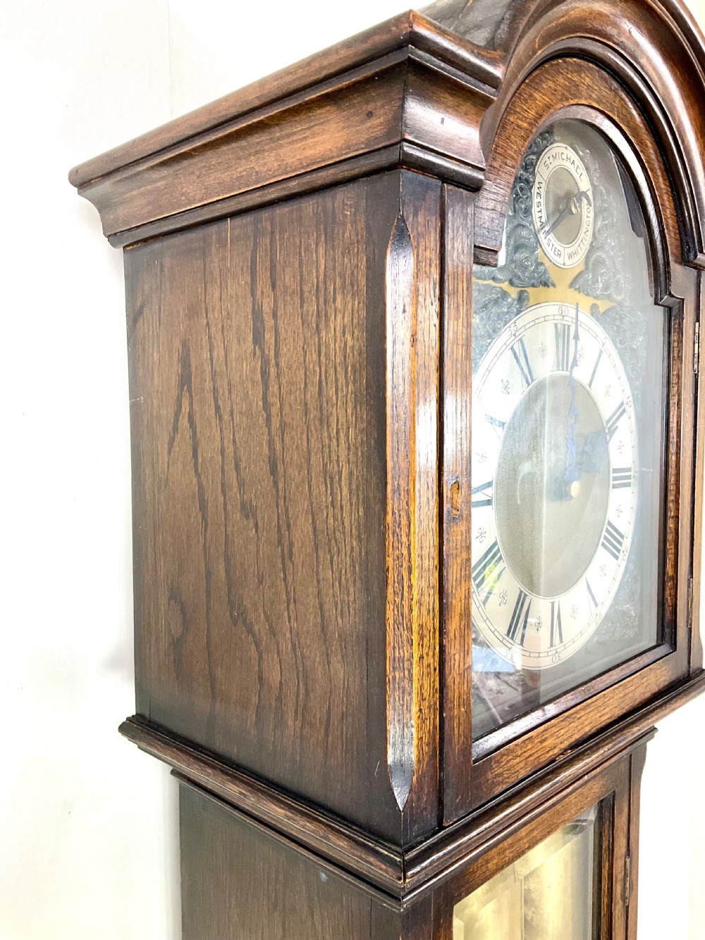 Quarter Chiming Triple Musical Grandmother Longcase Clock  View VI