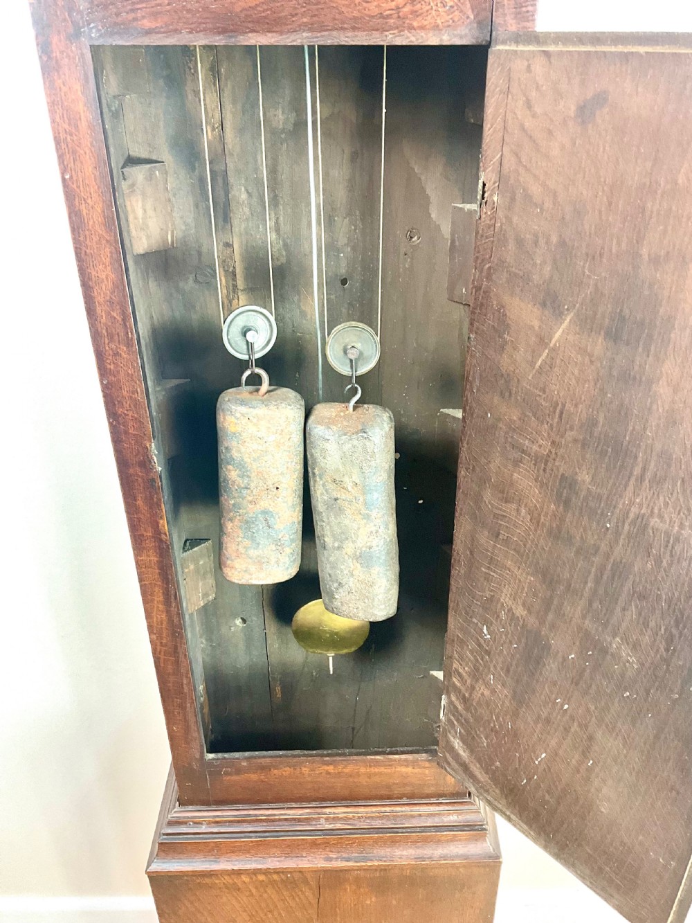 Dated 1782 Oak Grandfather Longcase Clock - Georgian View IV