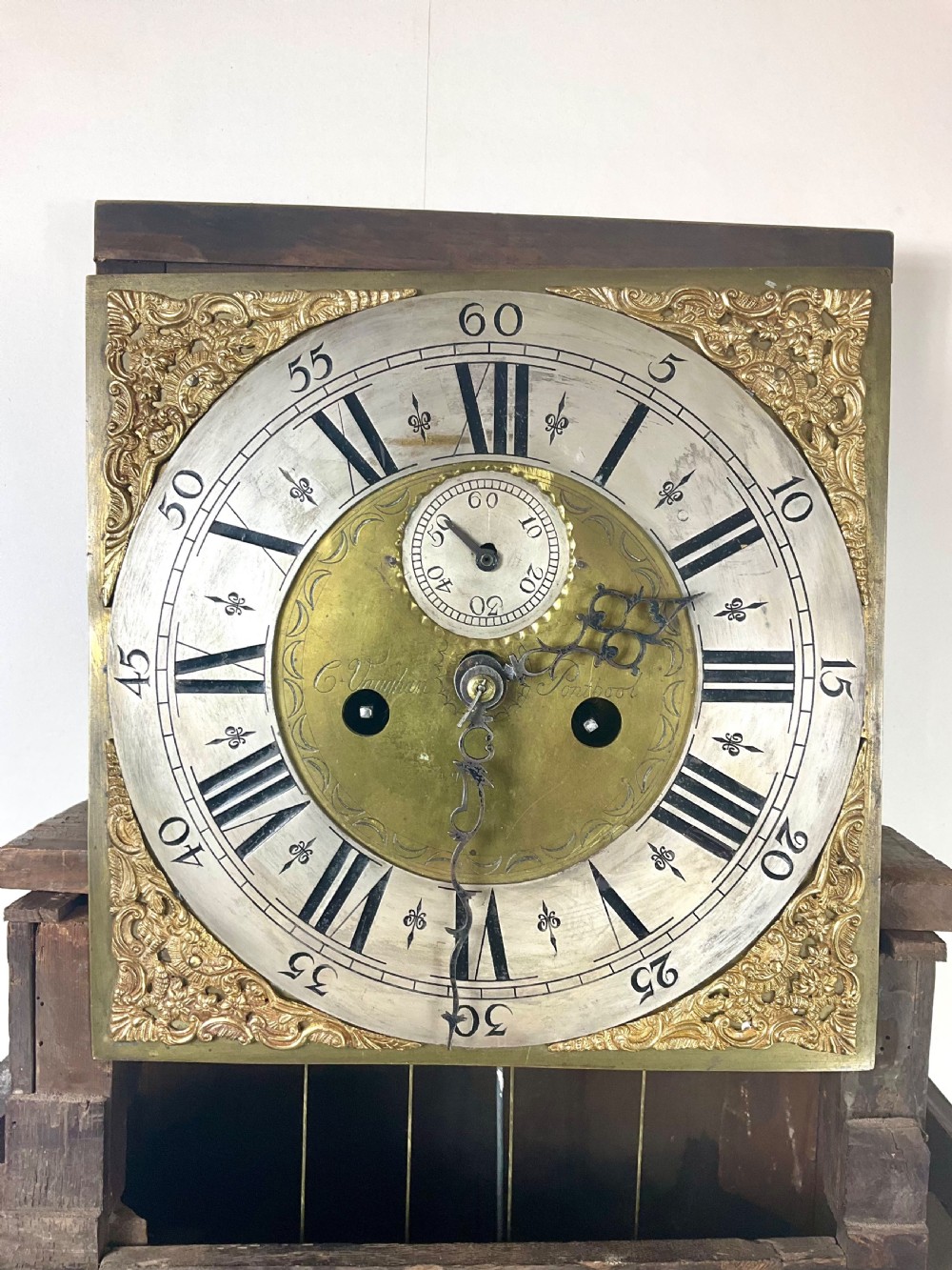 Dated 1782 Oak Grandfather Longcase Clock - Georgian View VI
