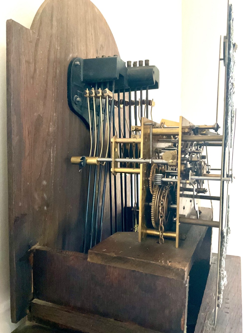 Oak Grandmother Longcase Clock - Harmonious 3 Musical Tunes View VI