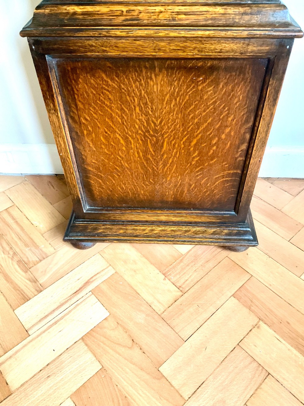 Oak Grandmother Longcase Clock - Harmonious 3 Musical Tunes View IX