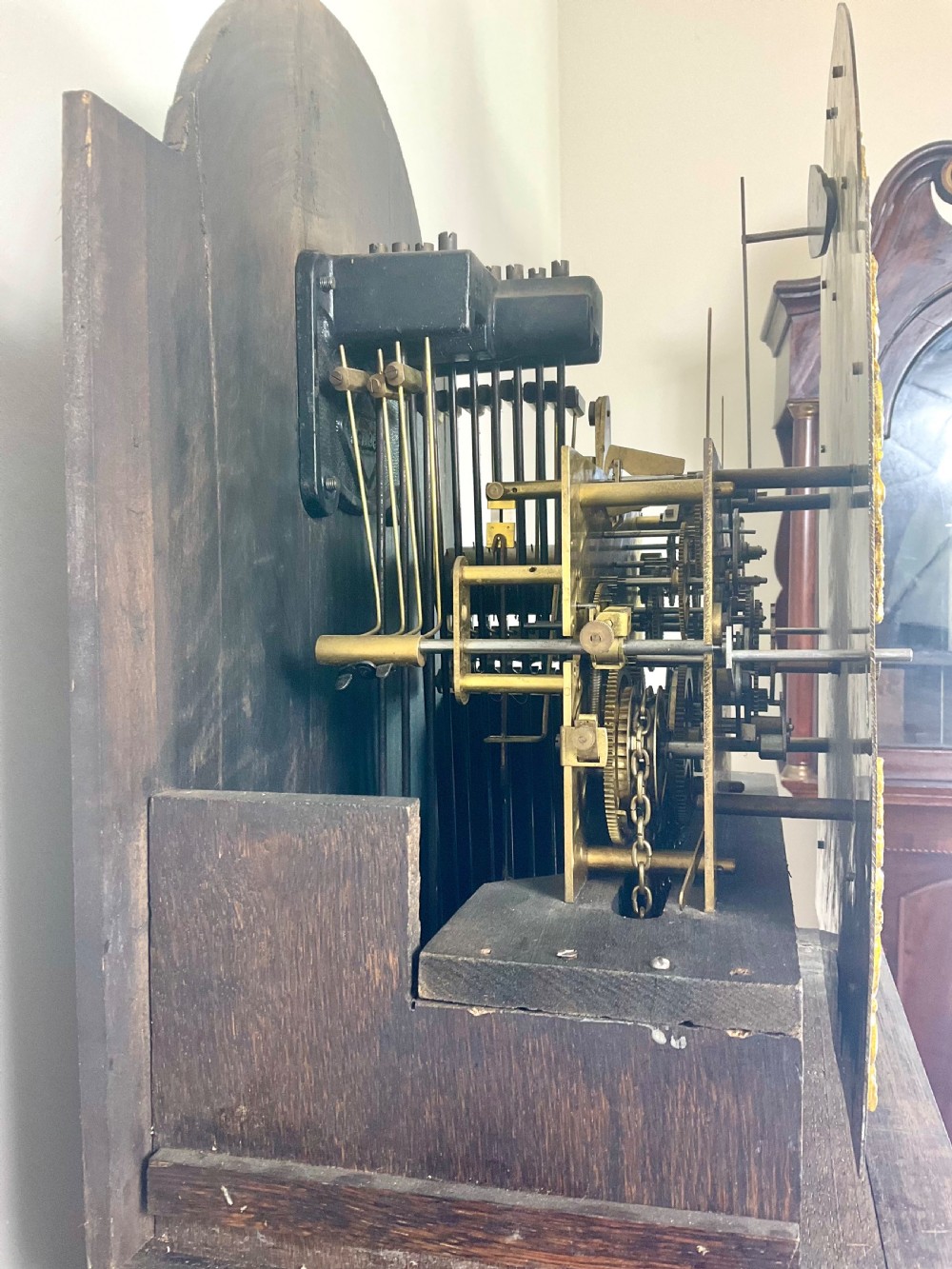 Small Musical Grandfather Longcase Clock  View VI