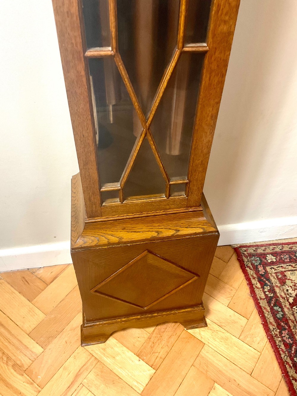 Quarter Chiming Elliott Tubular Bell Small Longcase Clock View VII