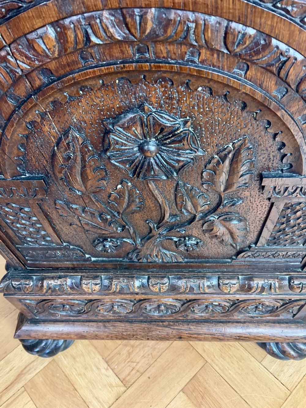 Small Georgian Oak Regulator Grandfather Longcase Clock View III