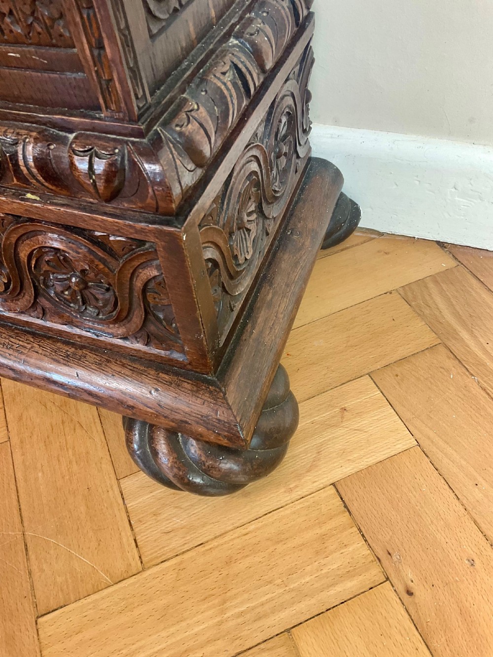 Small Georgian Oak Regulator Grandfather Longcase Clock View IV