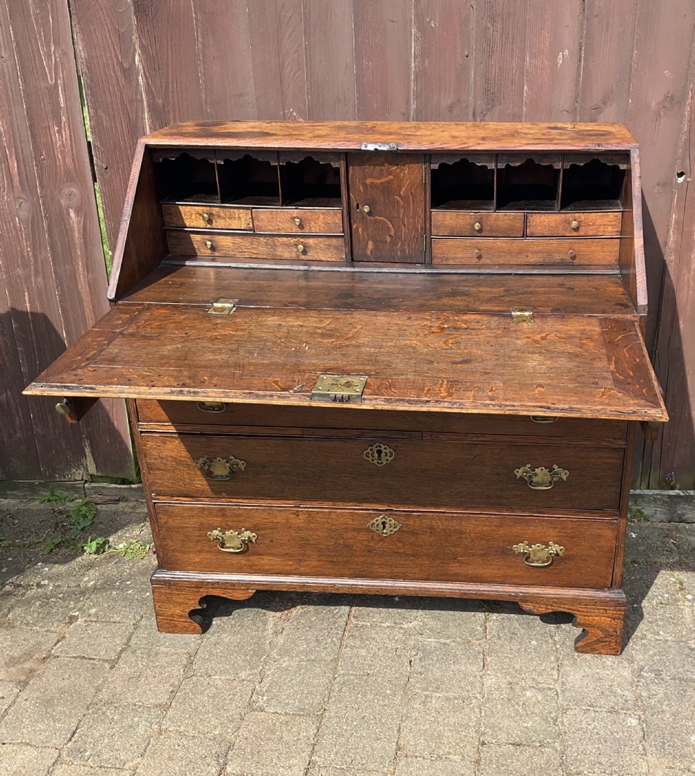 Georgian Oak Bureau View IX