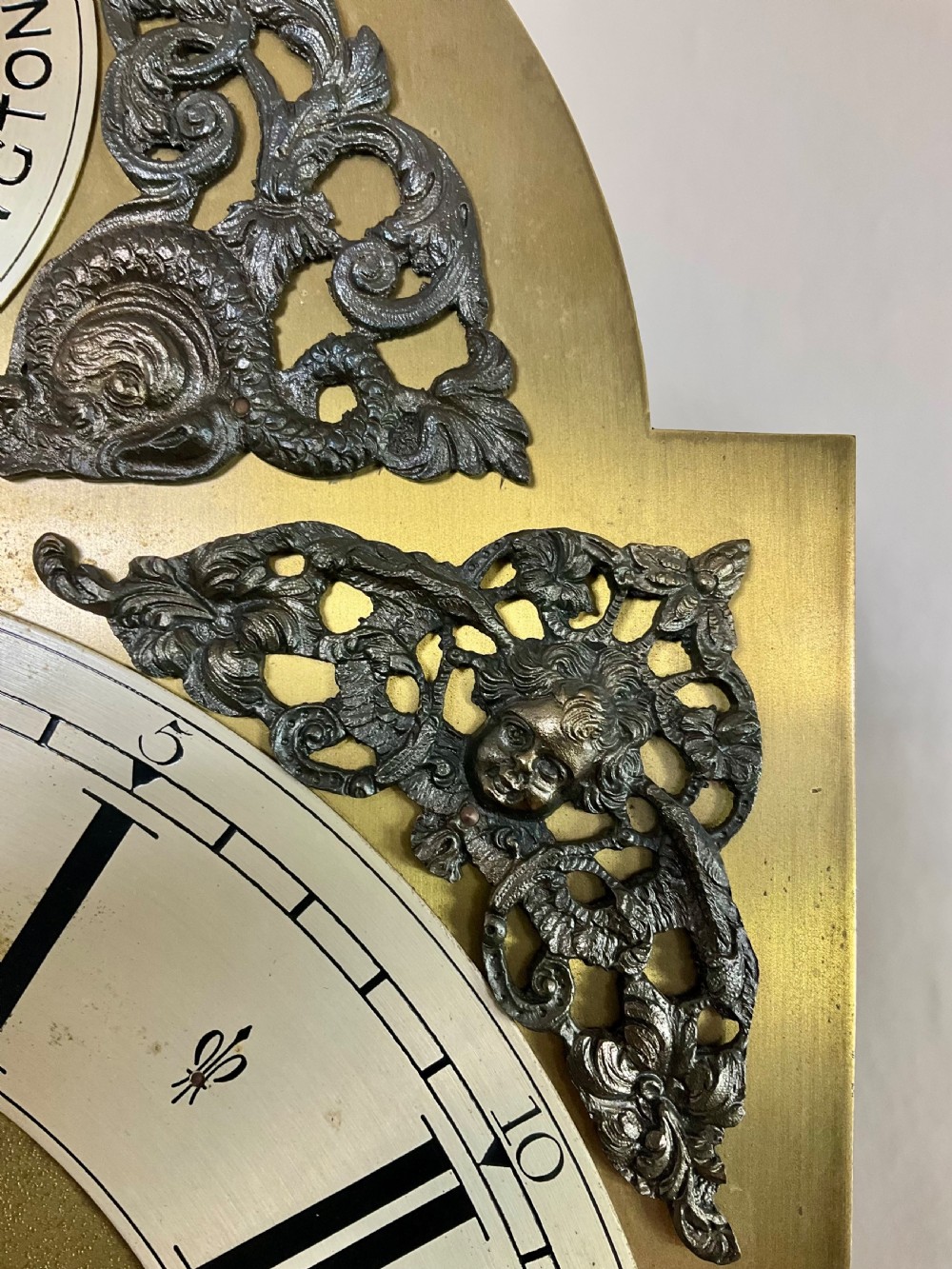 Quarter Chiming Grandmother Longcase Clock 75in high View XI