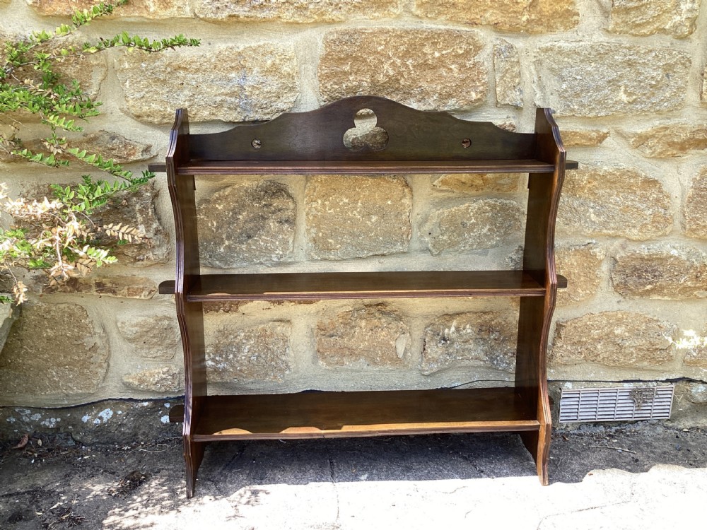 Walnut wall shelves  View III