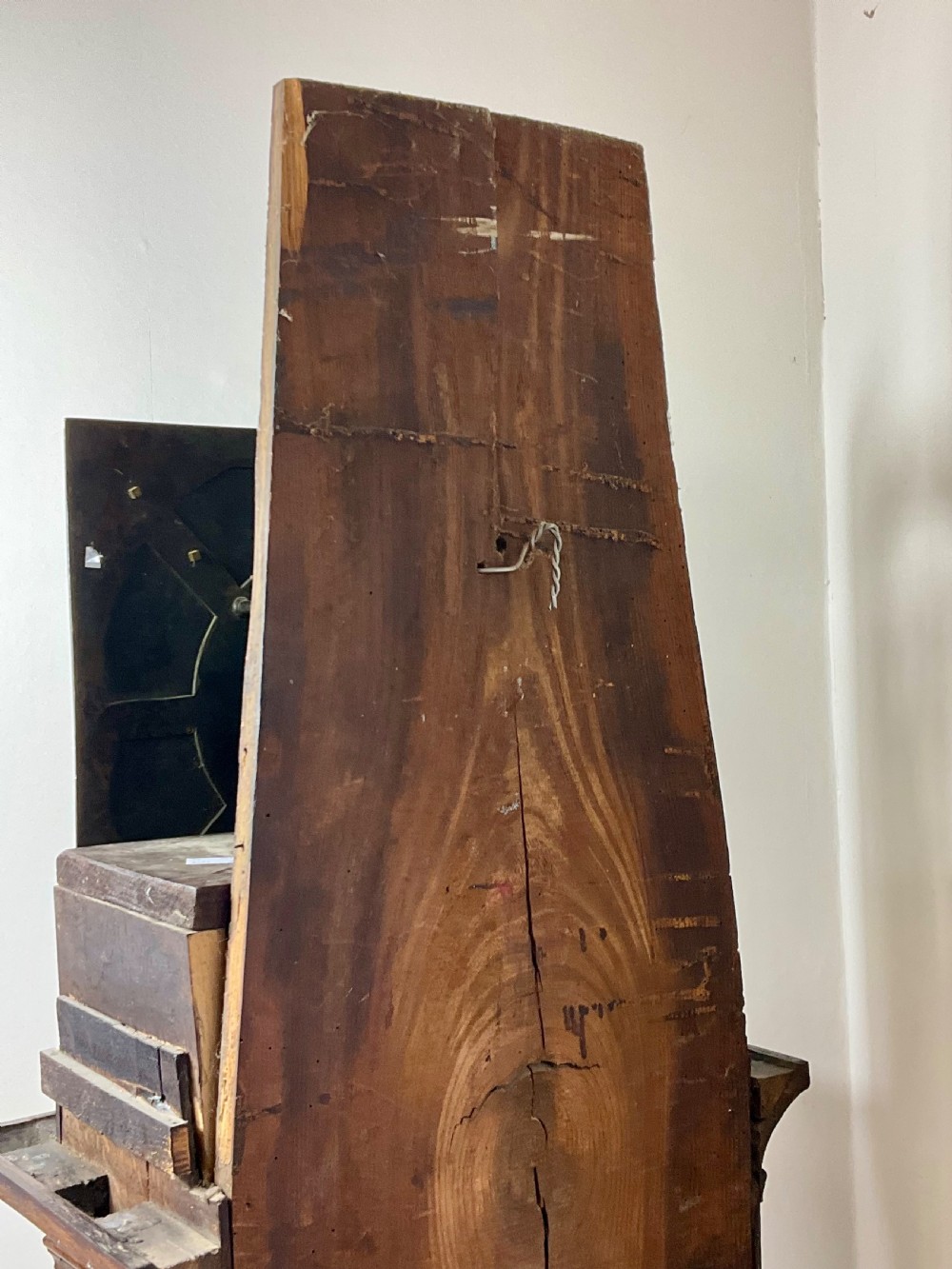 Small Georgian Oak Grandfather Longcase Clock View XIII