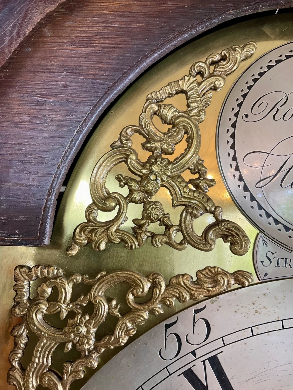 Early Georgian Small Longcase Clock - Silent Lever View V
